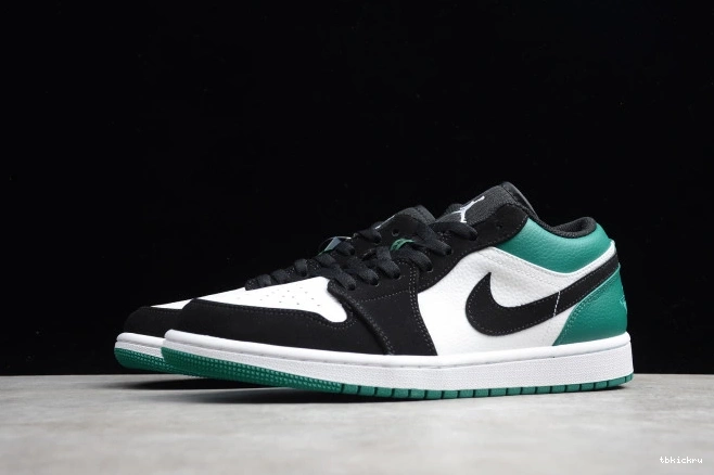 Cheap TBK Mystic Black Air Jordan Low Green 553558-113 White 1 0818